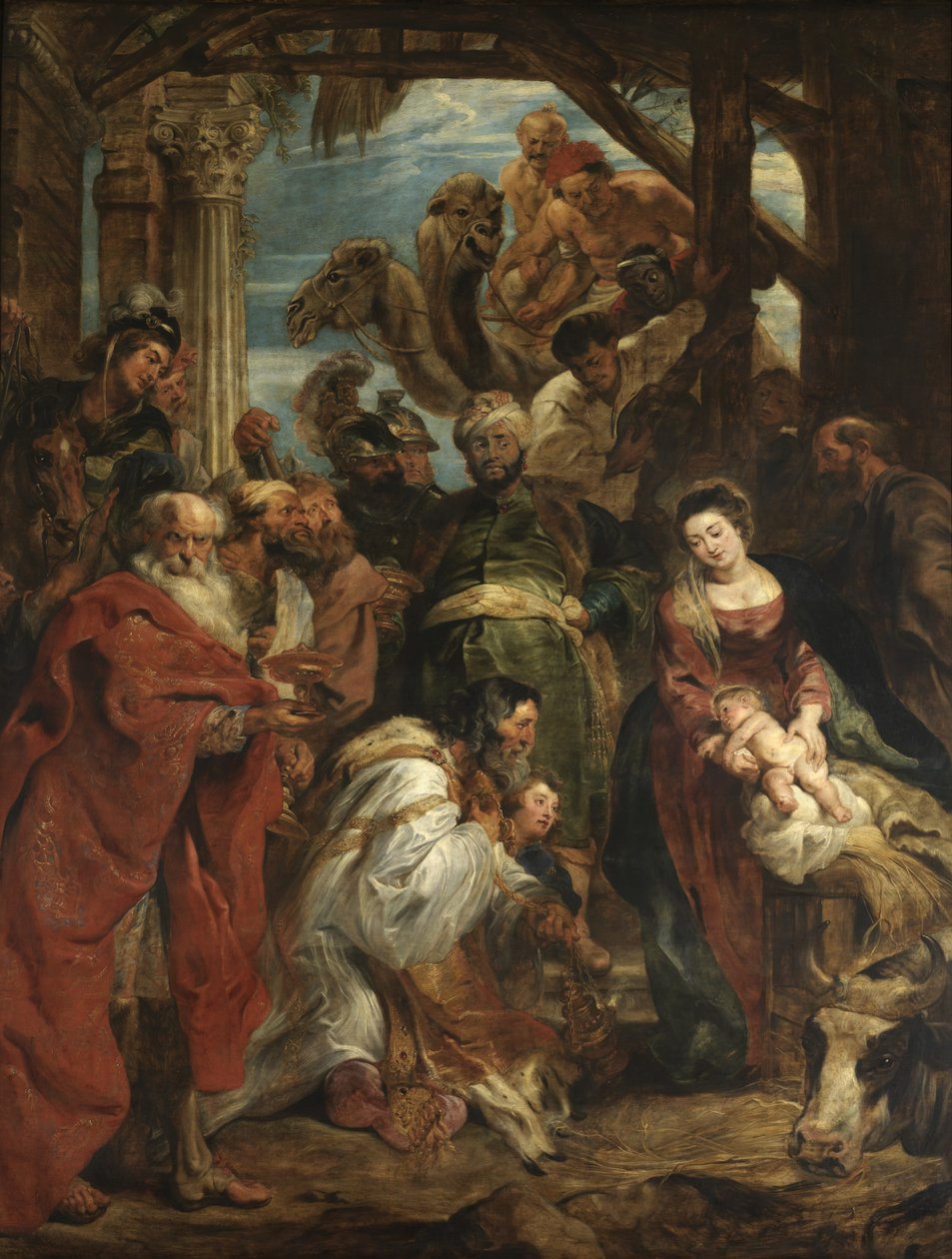 Maagien palvonta tekijältä Peter Paul Rubens