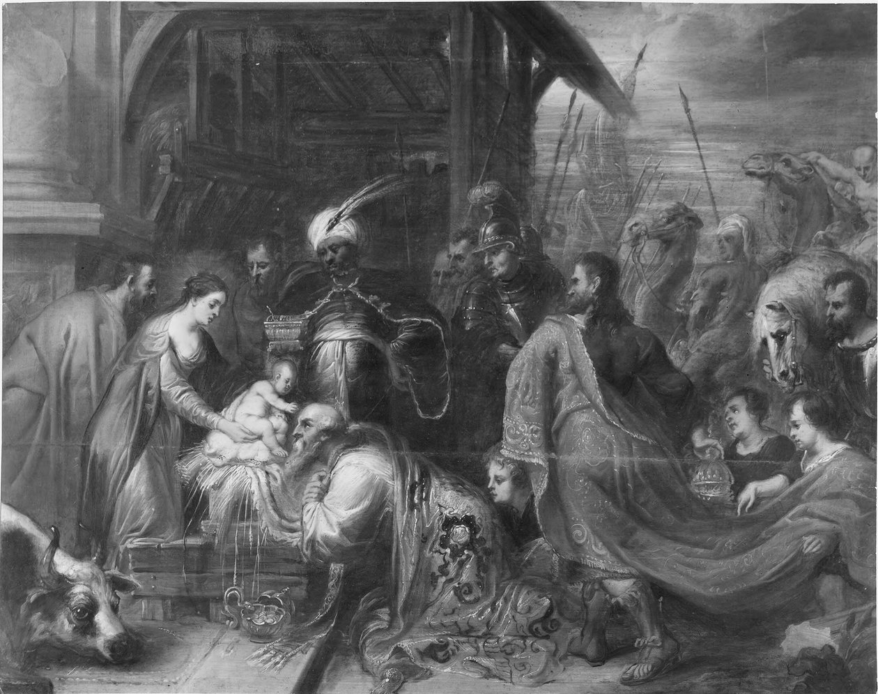 Tietäjien kumarrus tekijältä Peter Paul Rubens