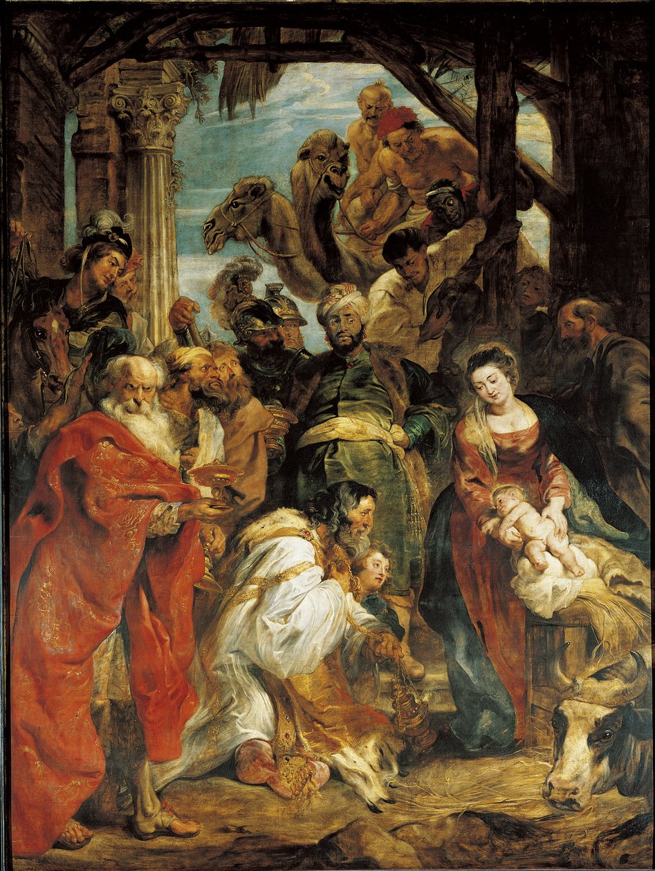 Maagien palvonta, 1624 tekijältä Peter Paul Rubens