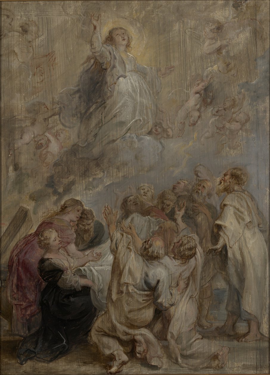 Neitsyt Marian taivaaseenastuminen, 1636-38 tekijältä Peter Paul Rubens
