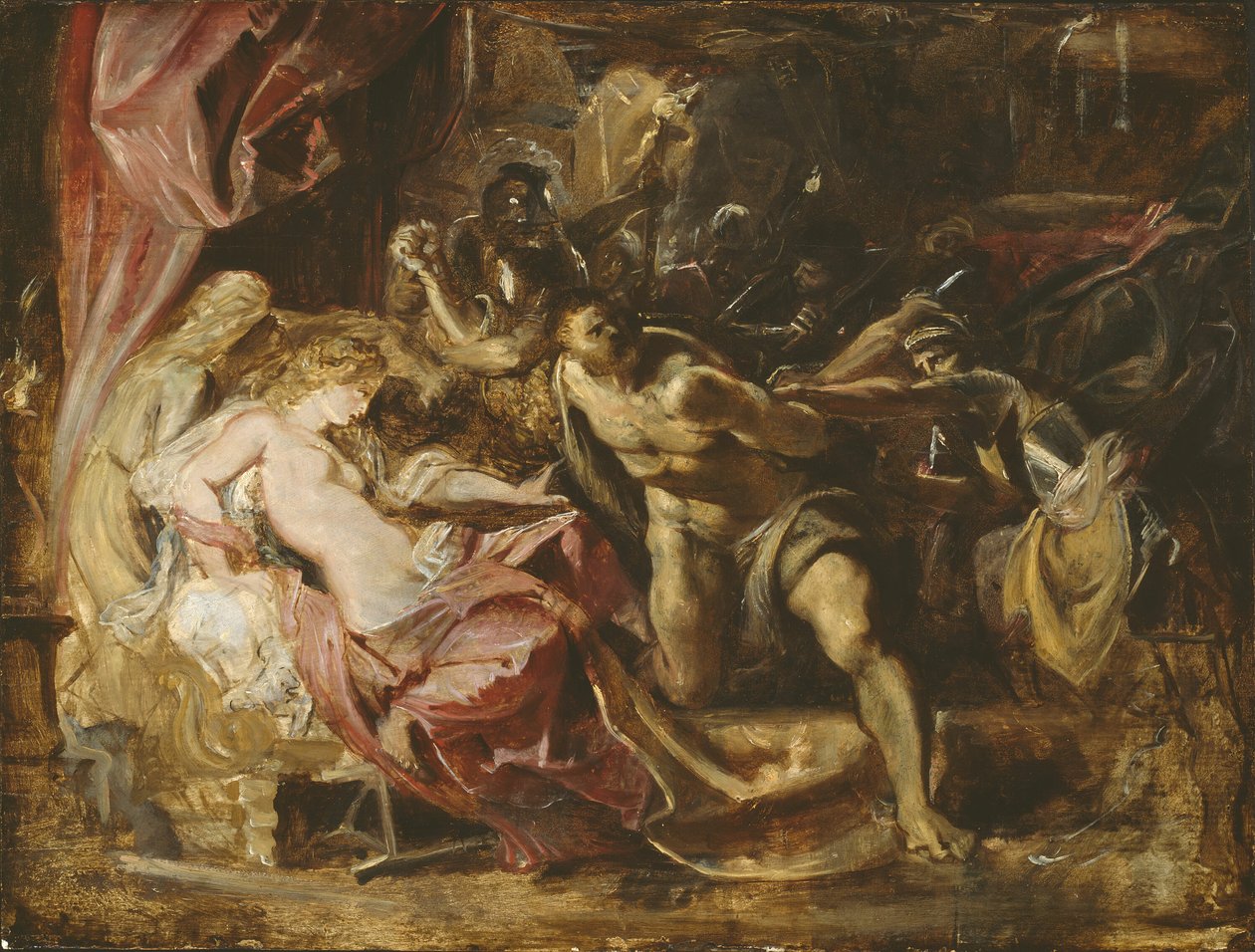 Simsonin vangitseminen, 160910. tekijältä Peter Paul Rubens