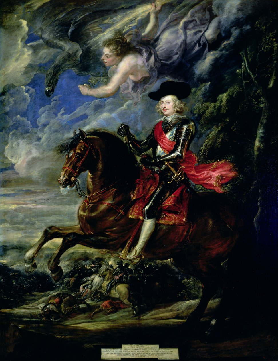 Kardinaali Infante Ferdinand Nordlingenin taistelussa, n. 1634 tekijältä Peter Paul Rubens