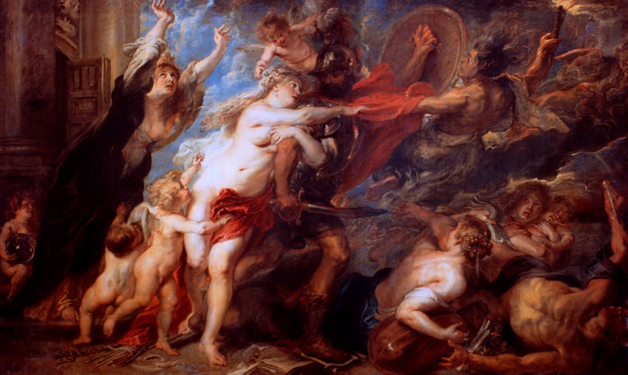 Sodan seuraukset, 1638 tekijältä Peter Paul Rubens