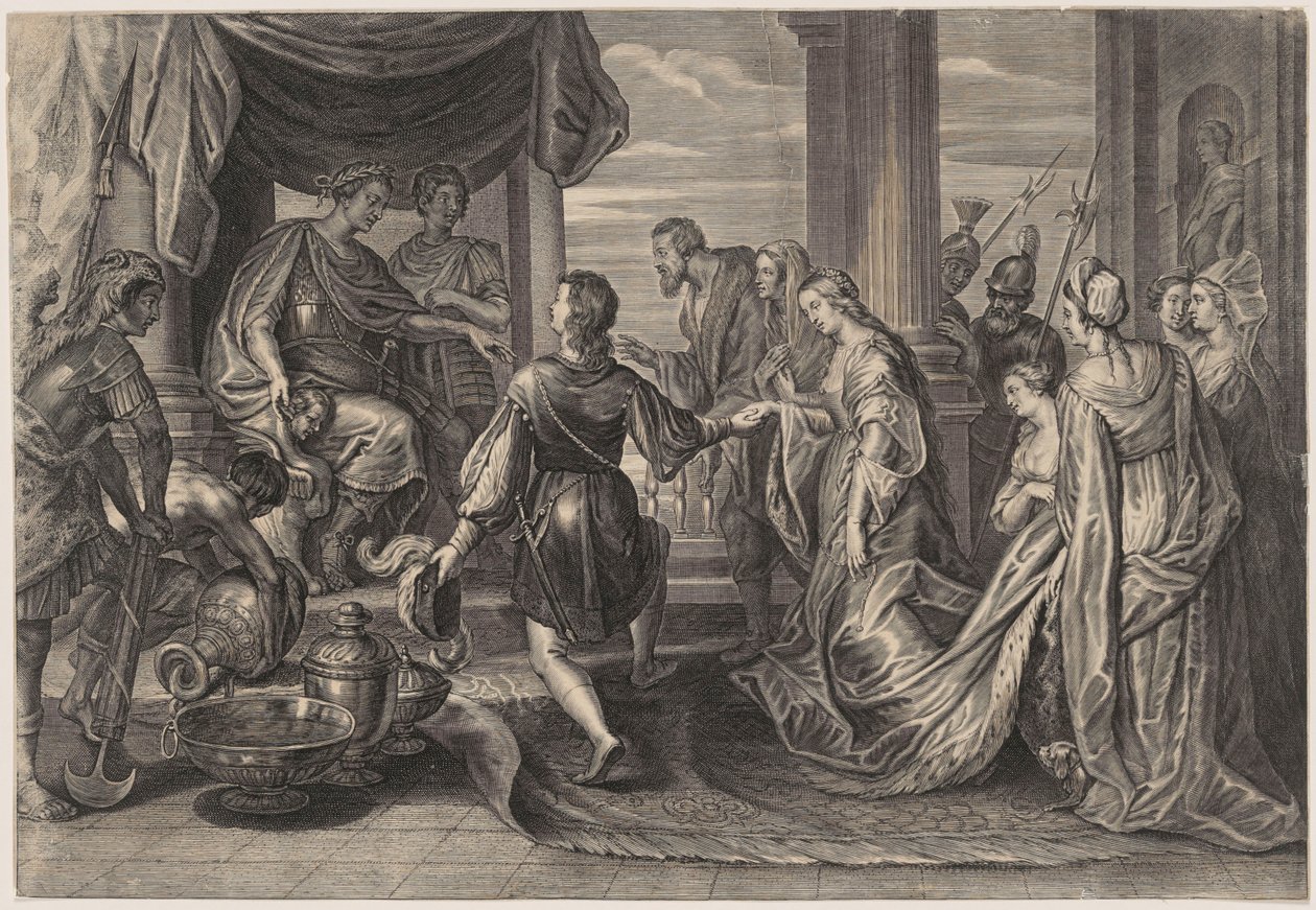 Scipio Africanuksen pidättyväisyys tekijältä Peter Paul Rubens