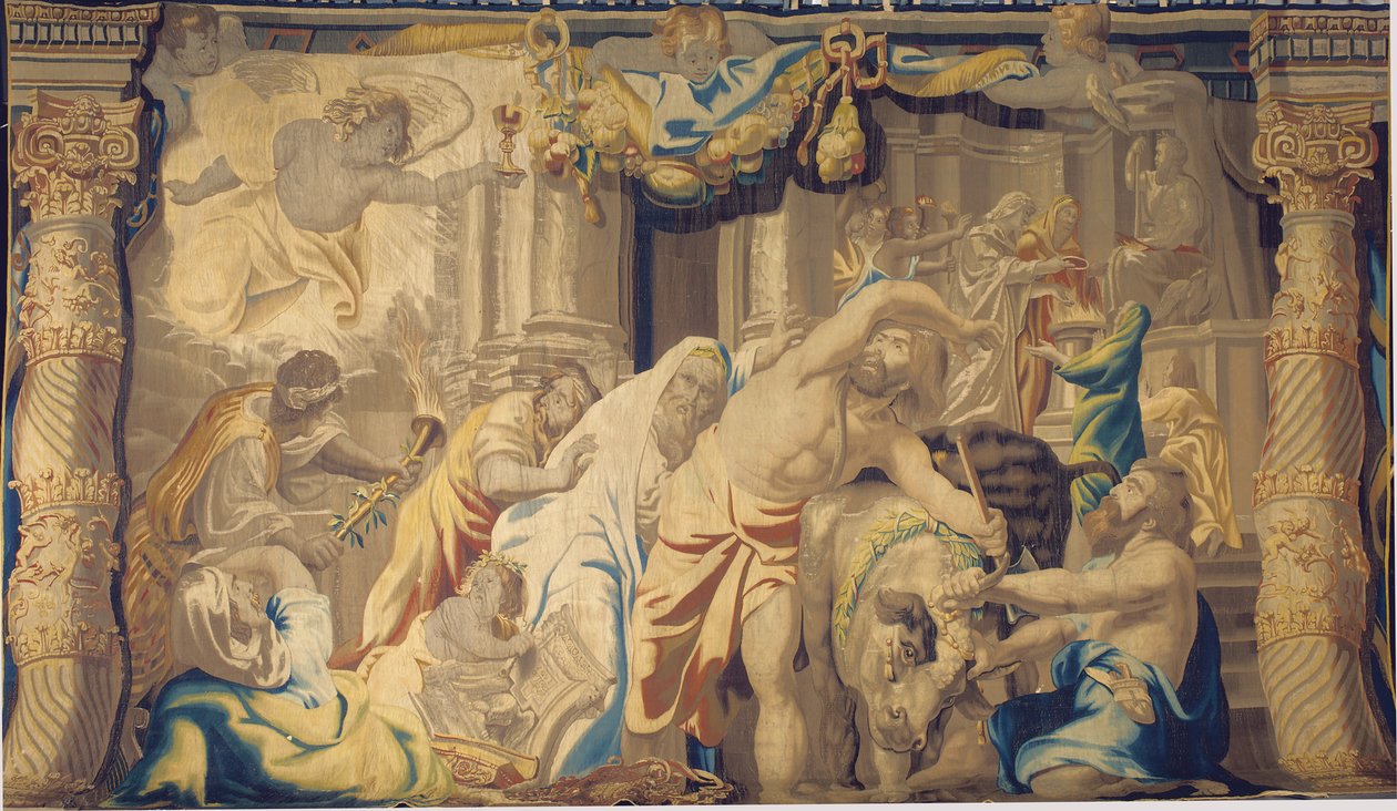 Eukaristia voittaa pakanalliset uhrit, Bryssel, 1600-luvun toinen puoli tekijältä Peter Paul Rubens