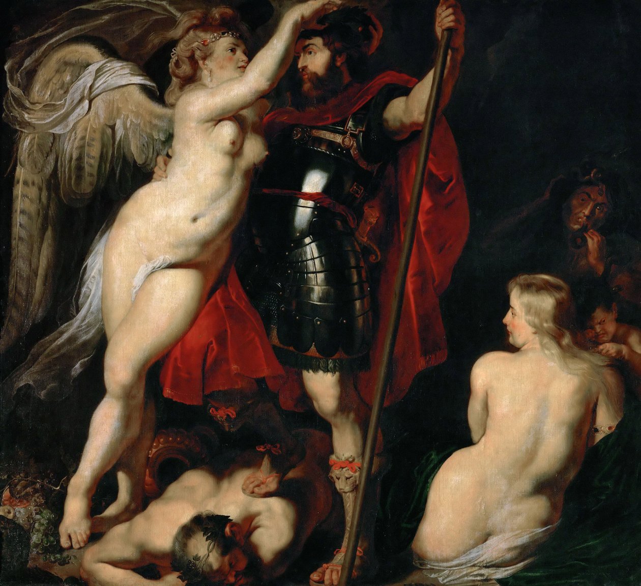 Hyveen sankari Mars, voiton jumalatar, noin 1616, seppele. tekijältä Peter Paul Rubens