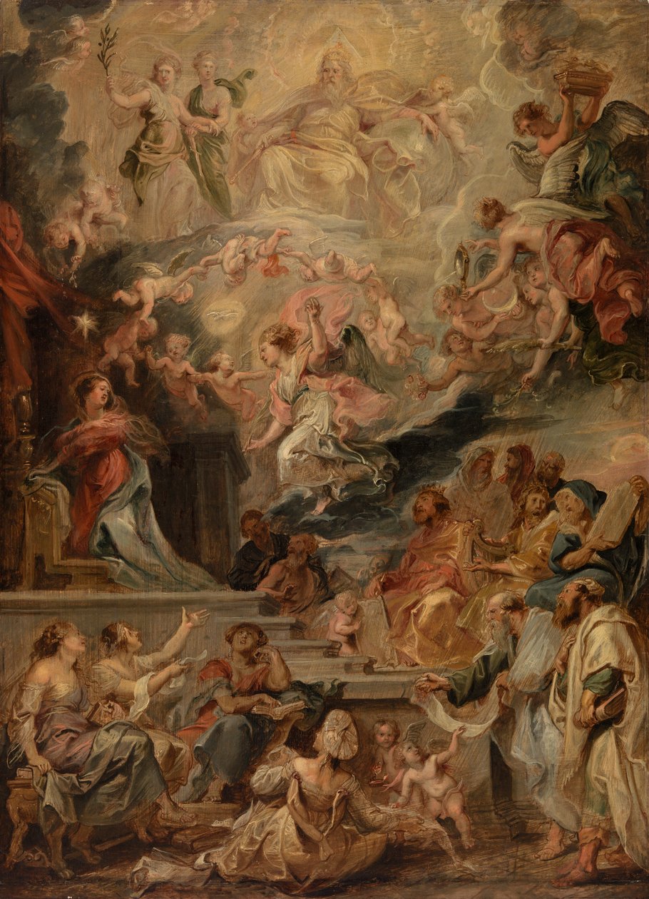 Inkarnaatio kaikkien profetioiden täyttymyksenä tekijältä Peter Paul Rubens