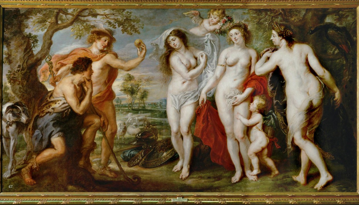 Pariisin tuomio tekijältä Peter Paul Rubens