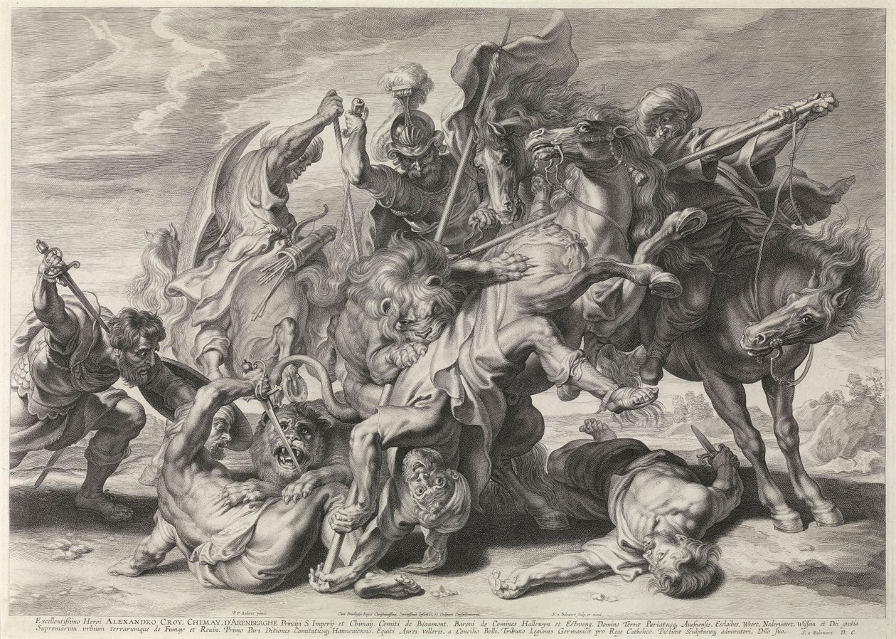 Leijonanmetsästys tekijältä Peter Paul Rubens