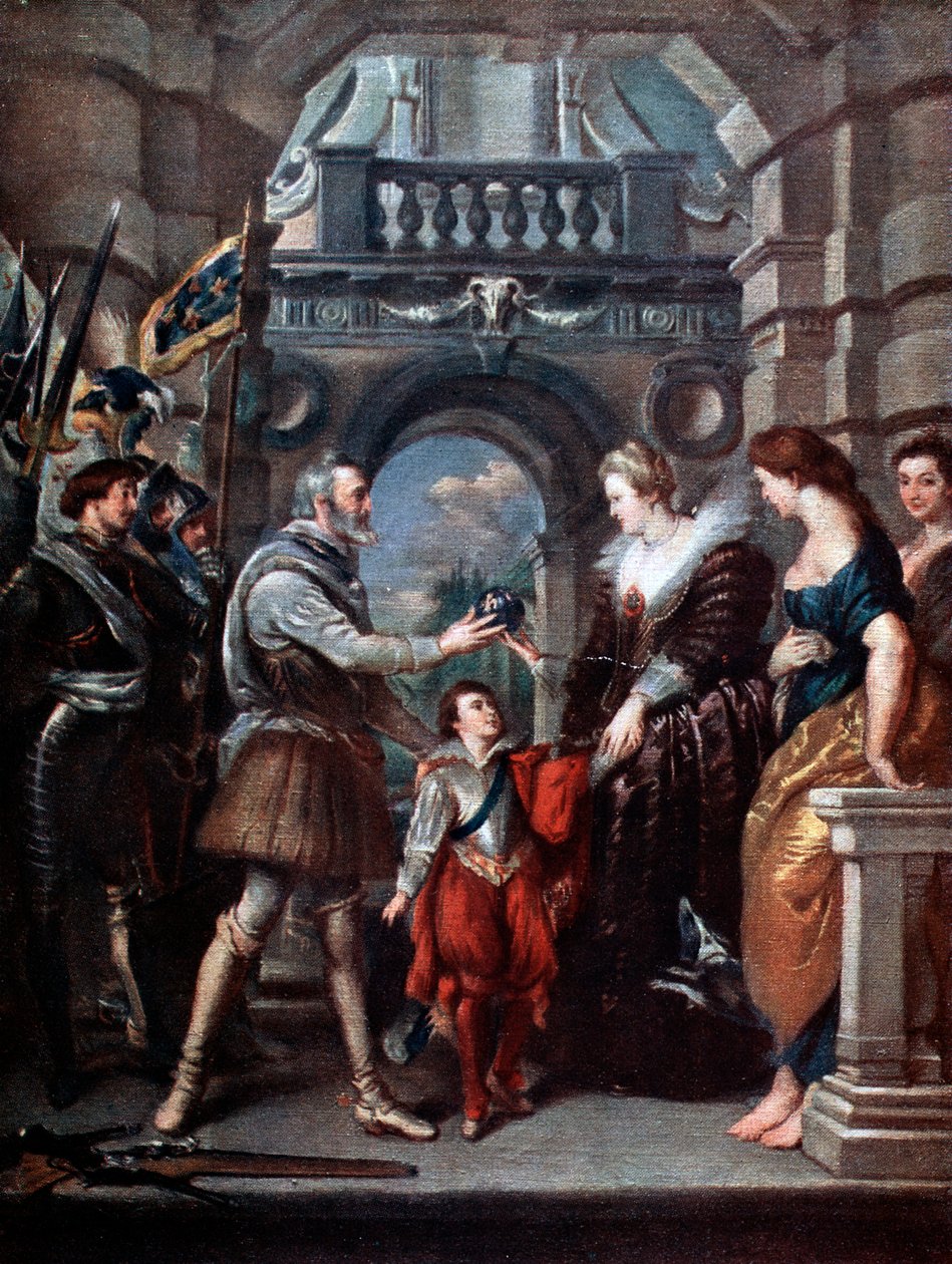 Medici-sykli: Henri IV lähtee sotaan Saksaan, 20. maaliskuuta 1610, 1621-1625. tekijältä Peter Paul Rubens