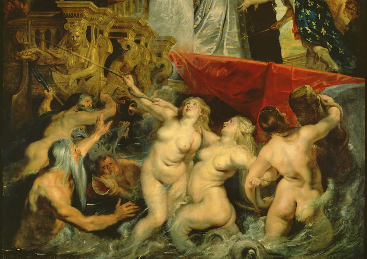 Medici-sykli: Marie de Medicin maihinnousu Marseillessa. tekijältä Peter Paul Rubens