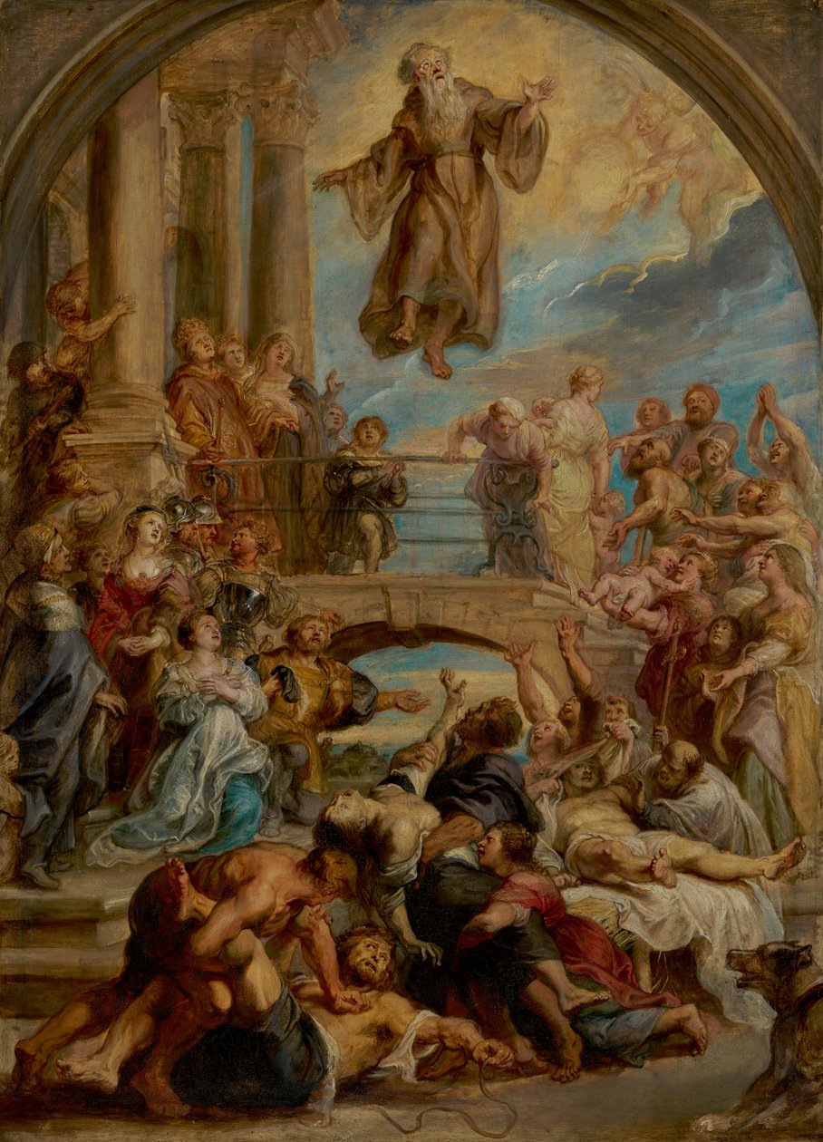 Pyhän Franciscus Paolalaisen ihmeet tekijältä Peter Paul Rubens
