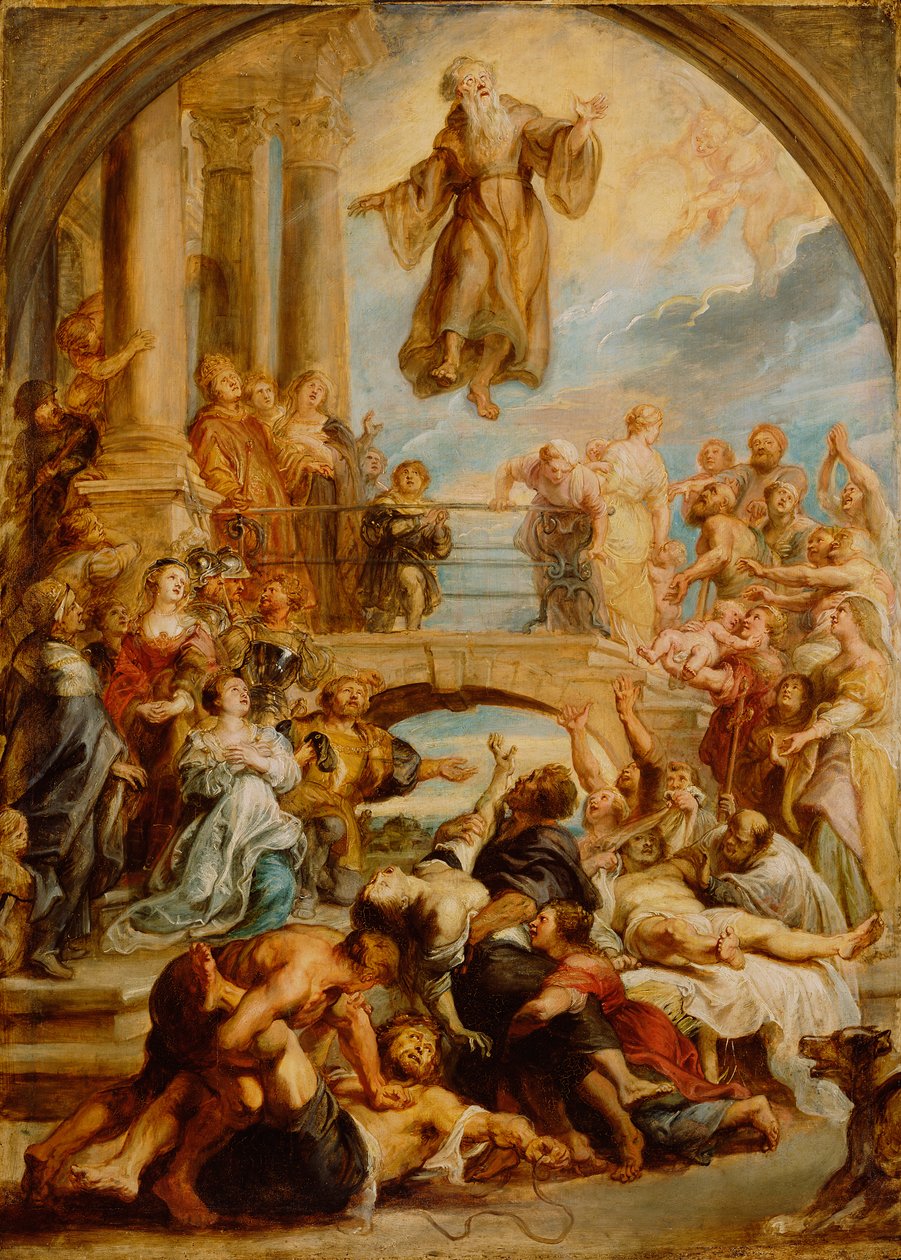 Pyhän Franciscus Paolalaisen ihmeet, n. 1627-1628 tekijältä Peter Paul Rubens