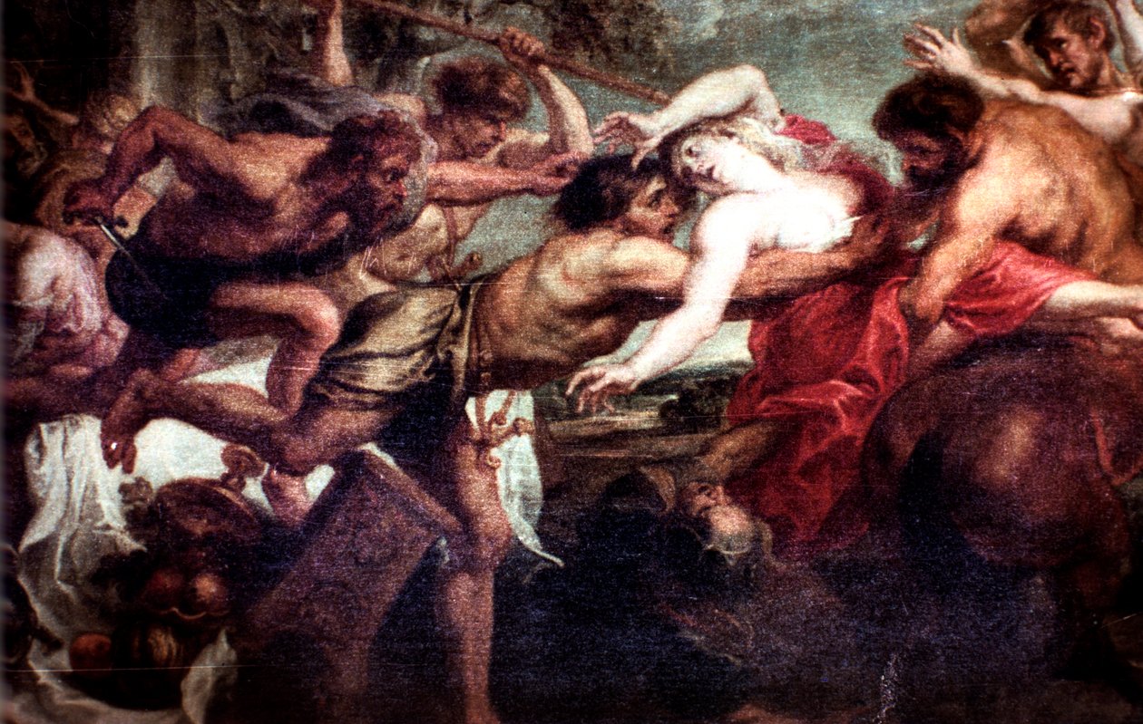 Deidamian raiskaus, 1636-1638 tekijältä Peter Paul Rubens