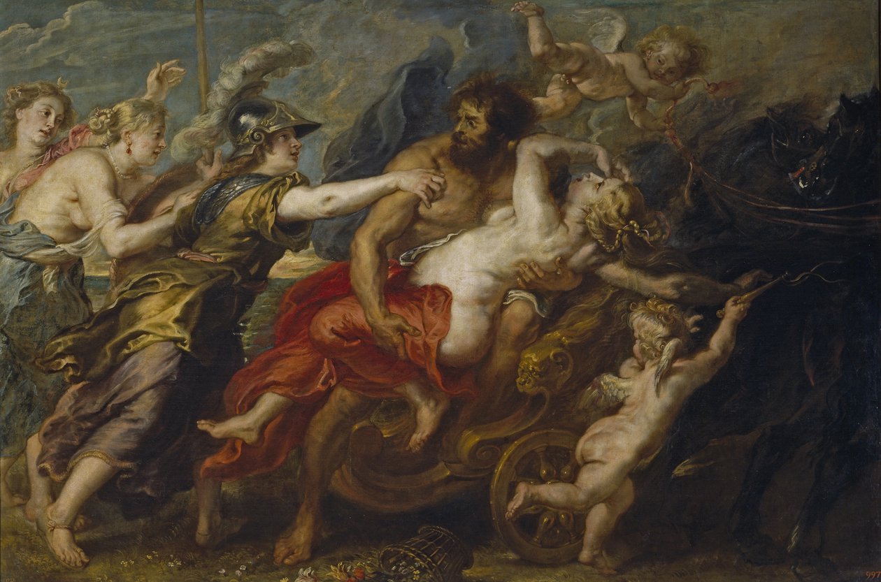 Proserpinan raiskaus, 1636-1638 tekijältä Peter Paul Rubens