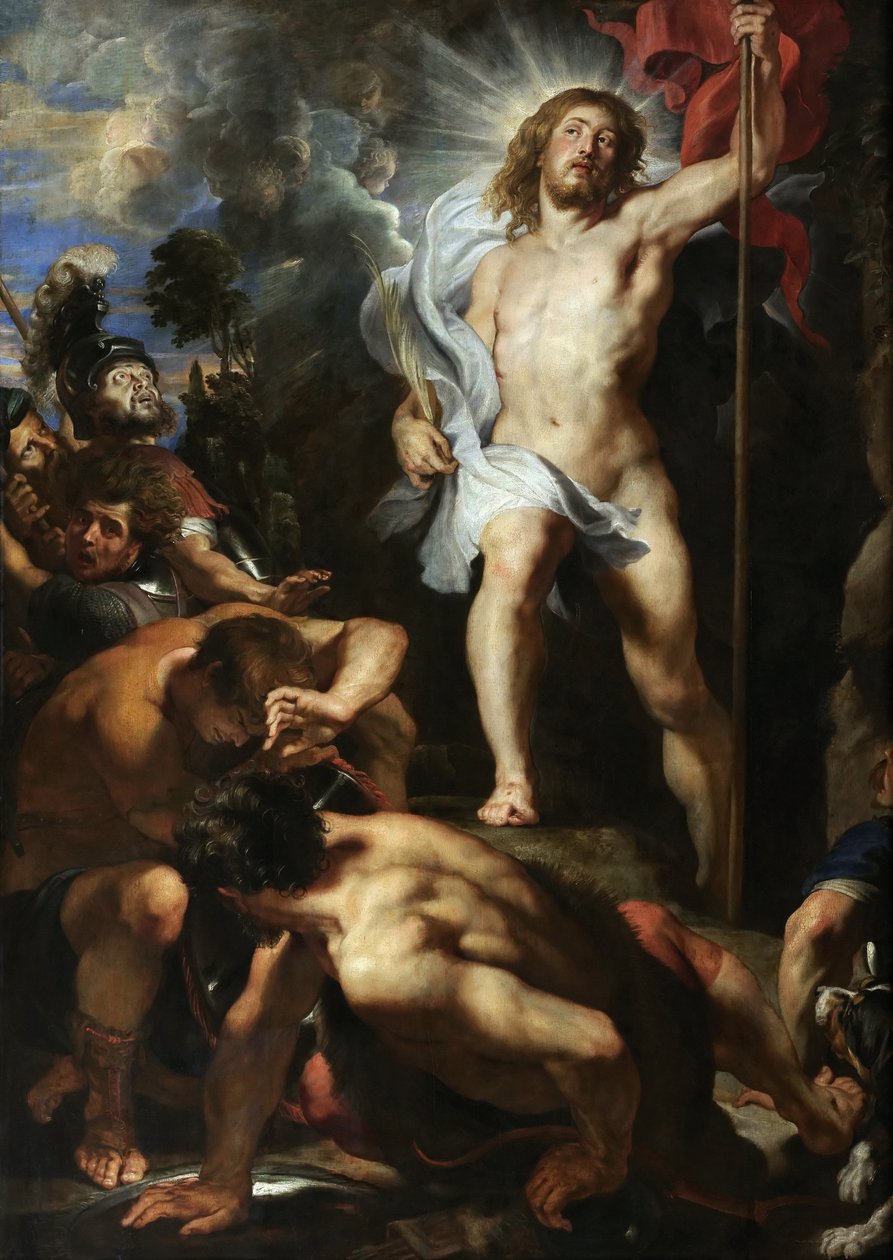 Kristuksen ylösnousemus -keskuspaneeli, 1611-1612. tekijältä Peter Paul Rubens