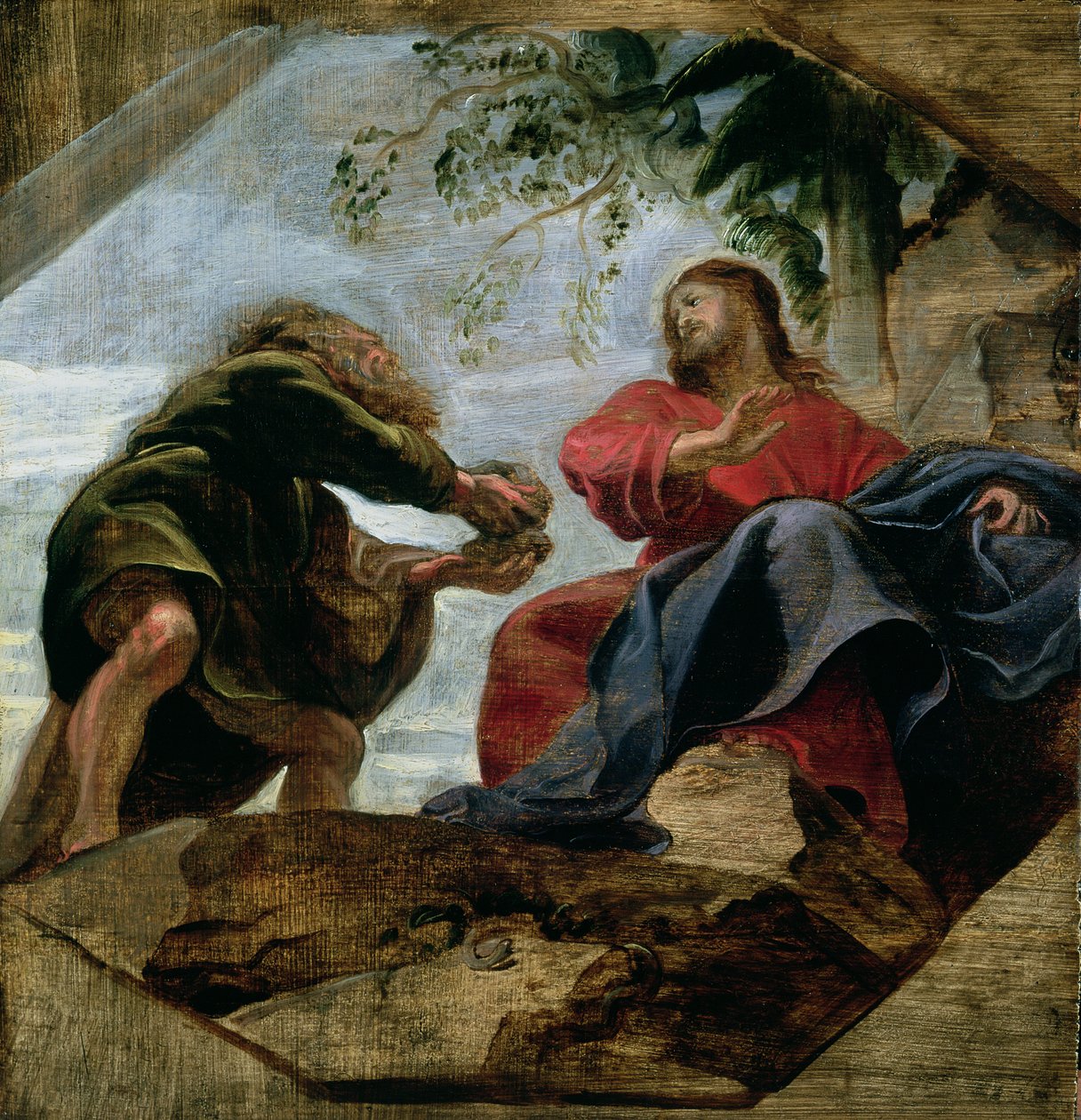 Kristuksen kiusaus, 1620 tekijältä Peter Paul Rubens