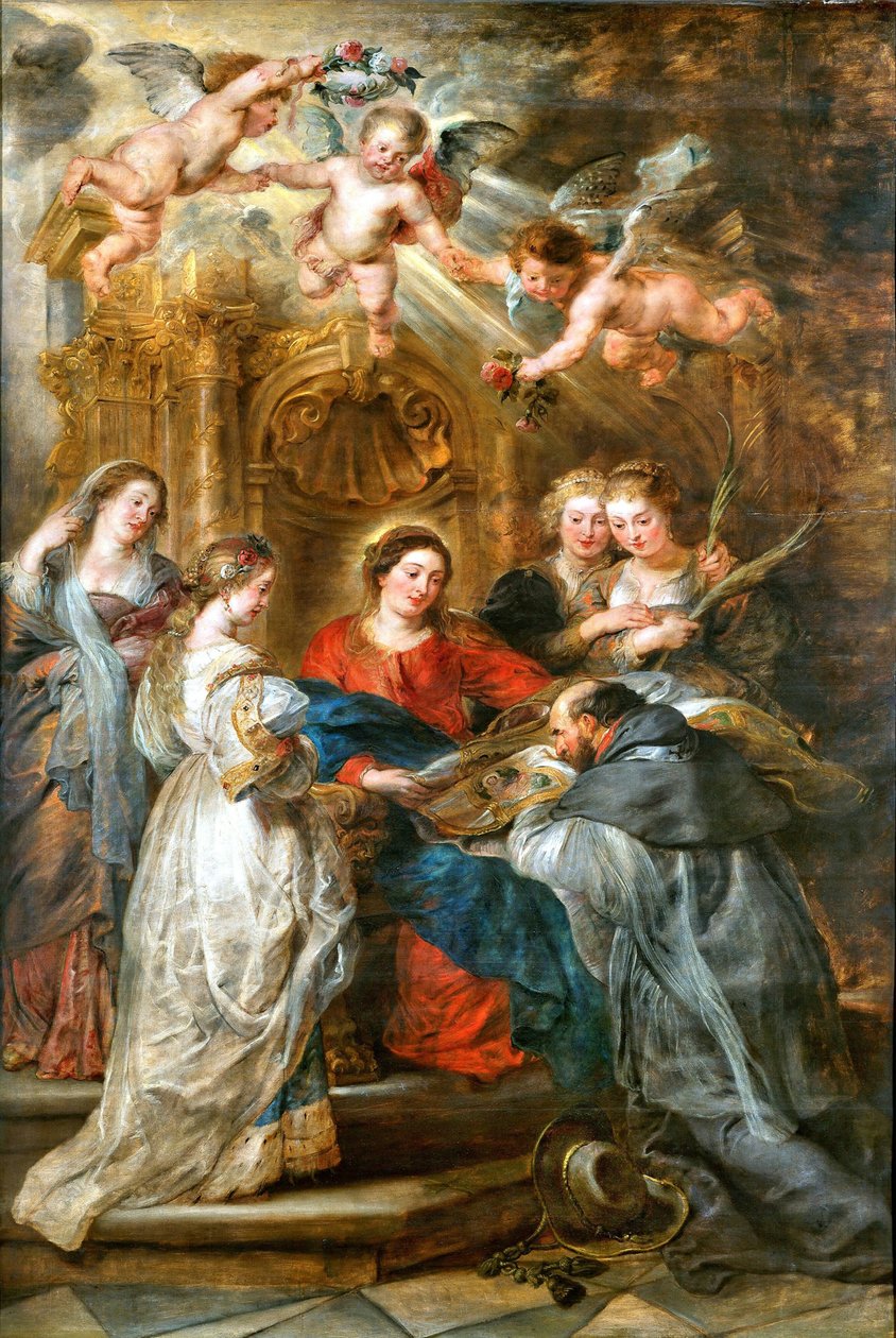 Pyhän Ildefonson triptyykki tekijältä Peter Paul Rubens