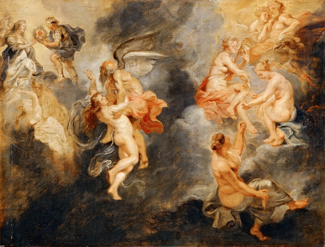 Totuuden voitto Marie de Medici -sykli tekijältä Peter Paul Rubens