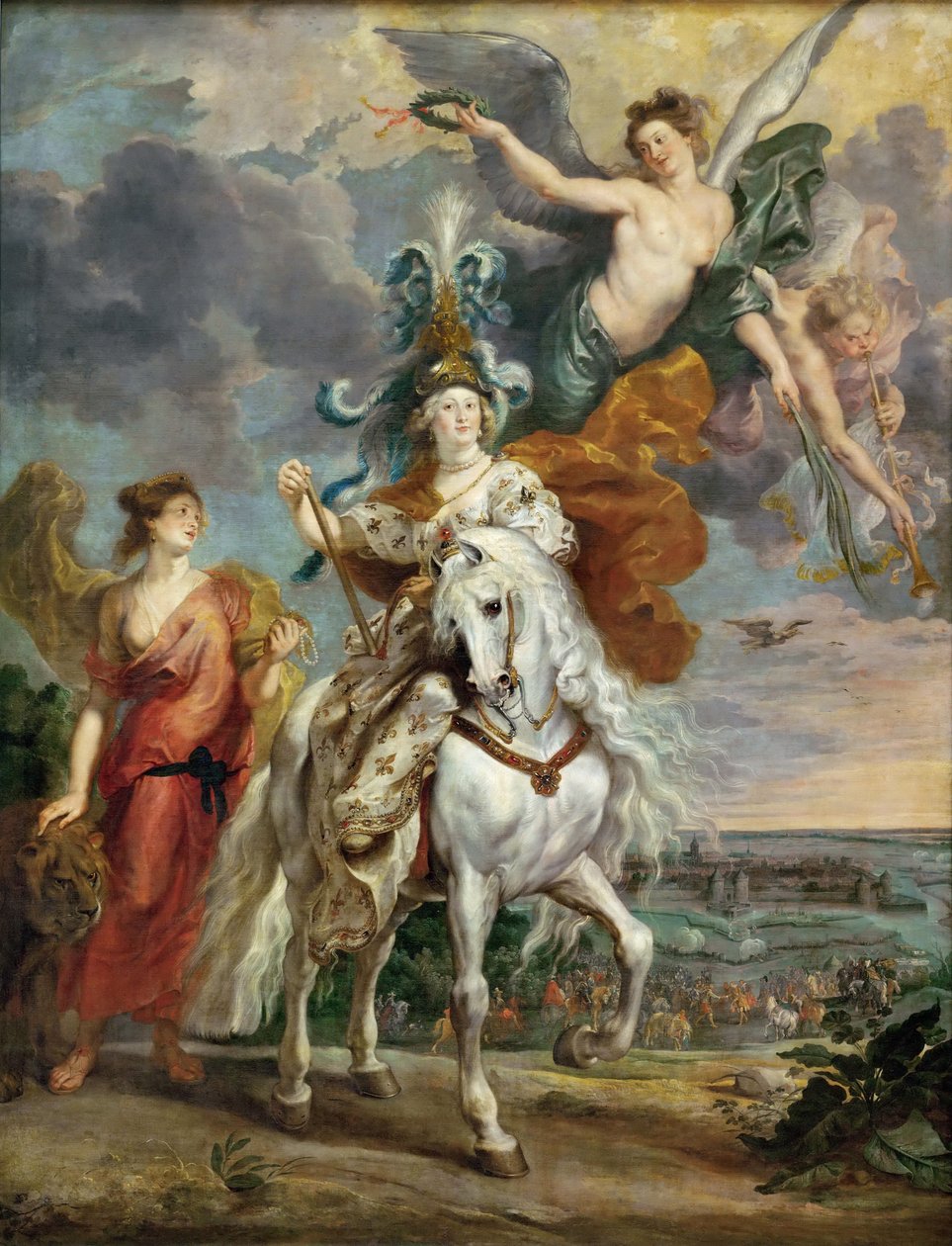 Voitto Jülichissä Marie de Medici -pyörä tekijältä Peter Paul Rubens