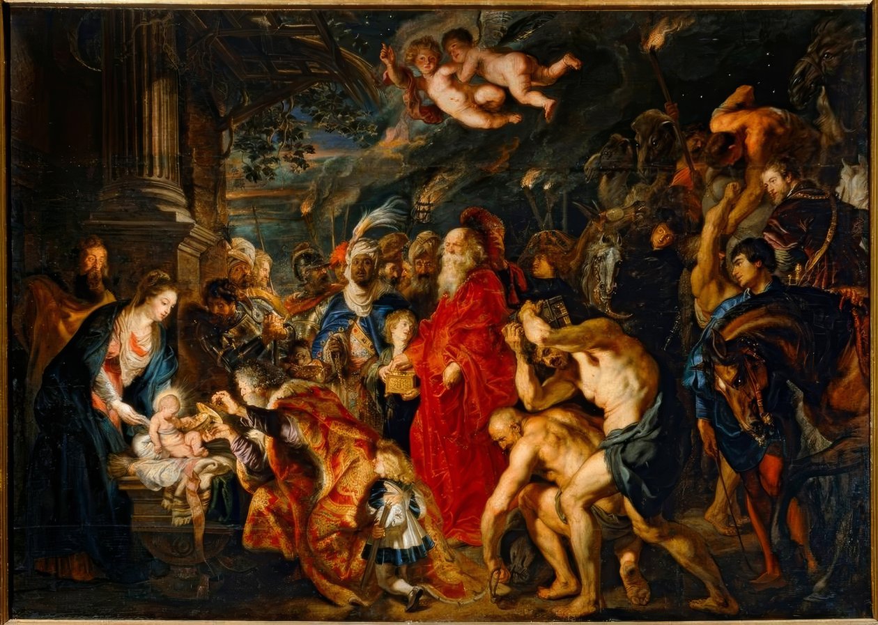 Kolmen maagin palvonta tekijältä Peter Paul Rubens