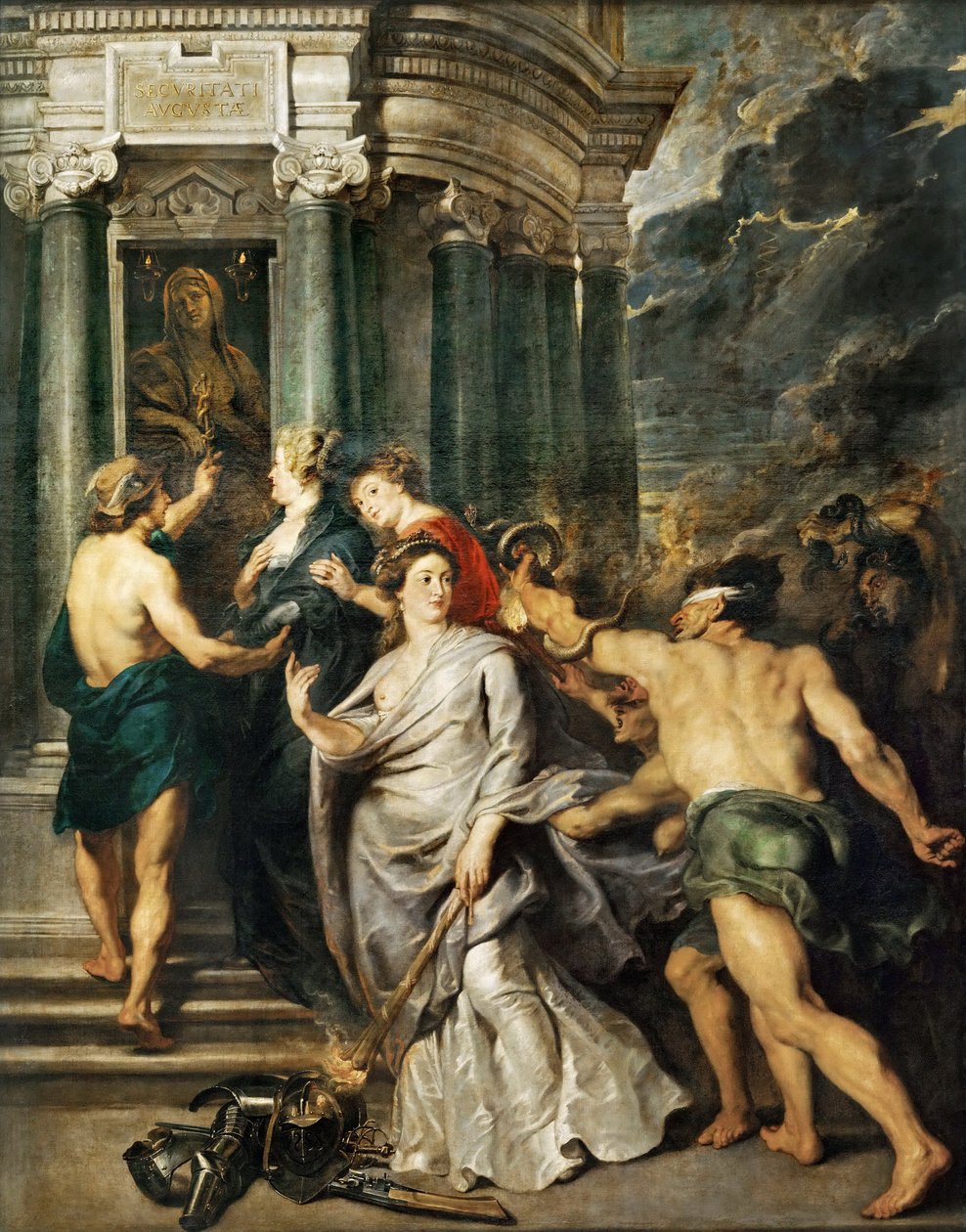 Rauhan solmiminen Angersissa Marie de Medici -sykli tekijältä Peter Paul Rubens