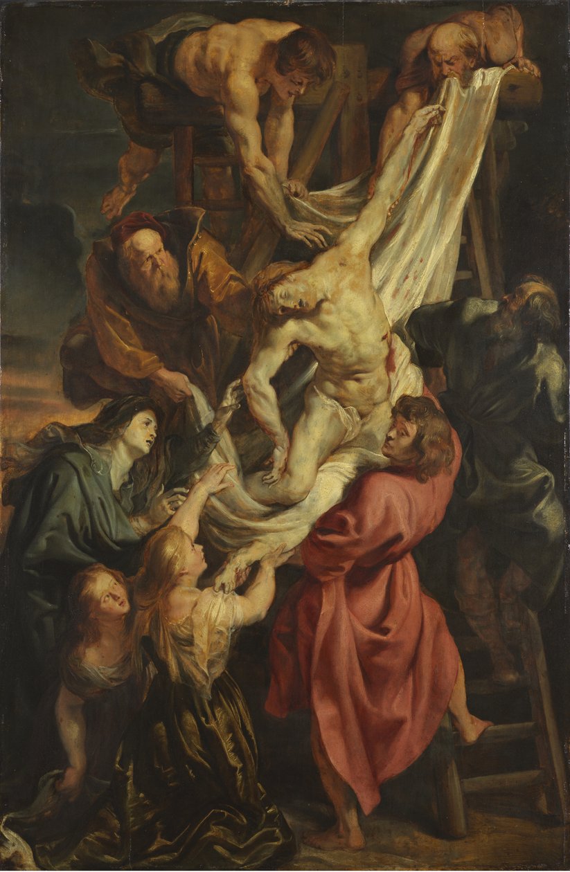 Laskeutuminen ristiltä tekijältä Peter Paul Rubens
