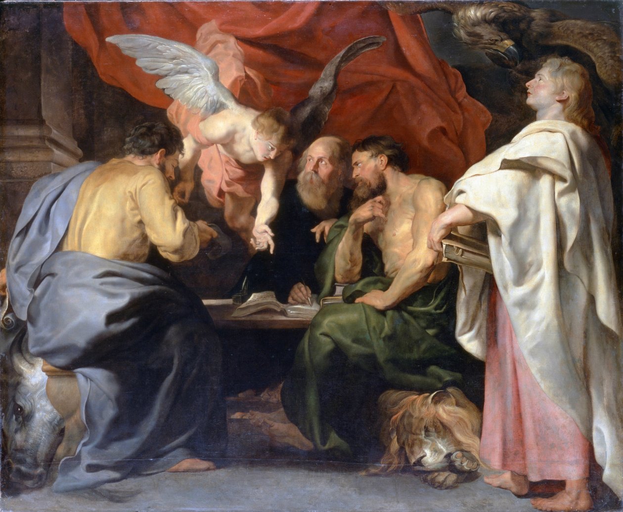 Neljä evankelistaa tekijältä Peter Paul Rubens