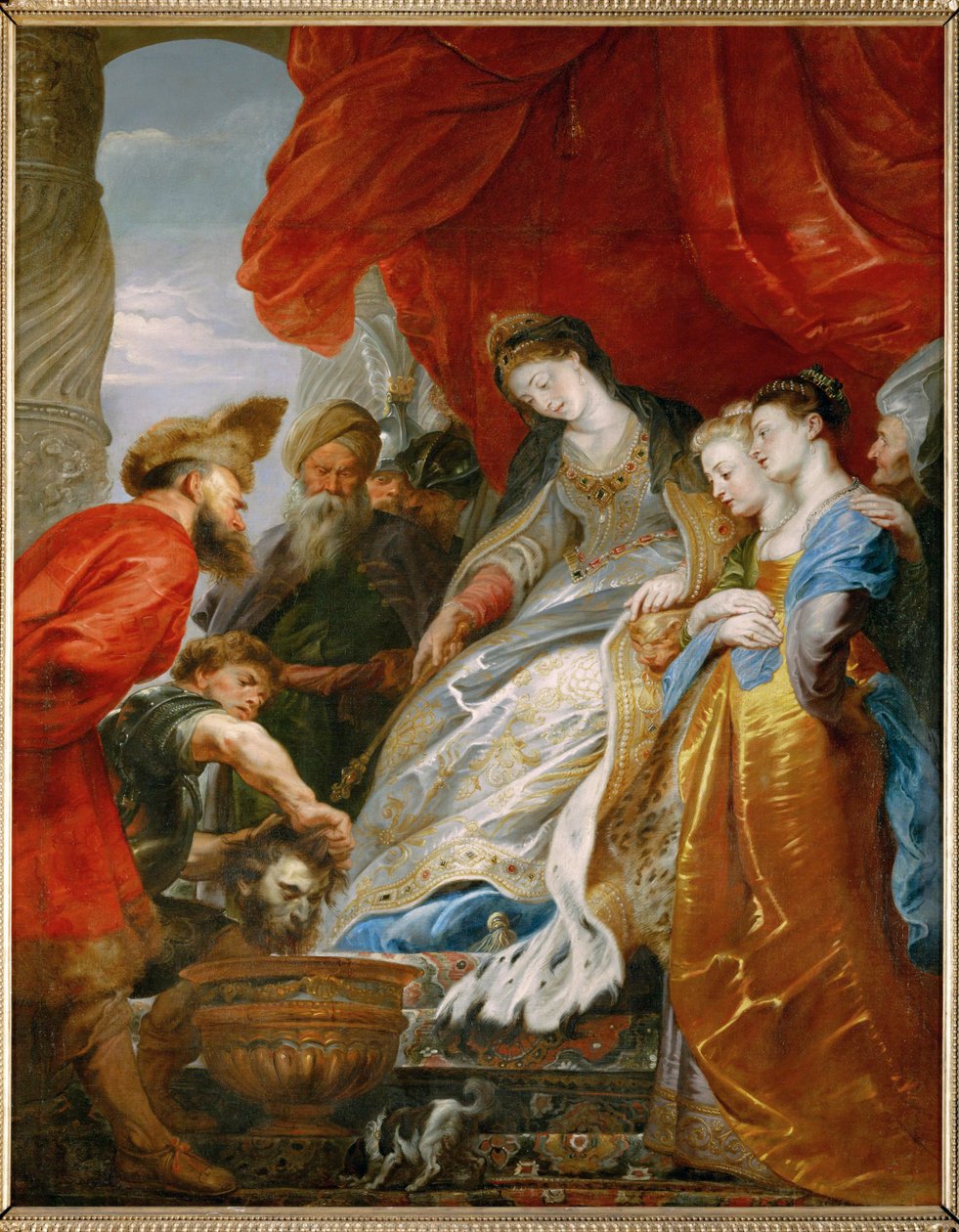 Thomiris, skyyttien kuningatar (maalaus kankaalle) tekijältä Peter Paul Rubens