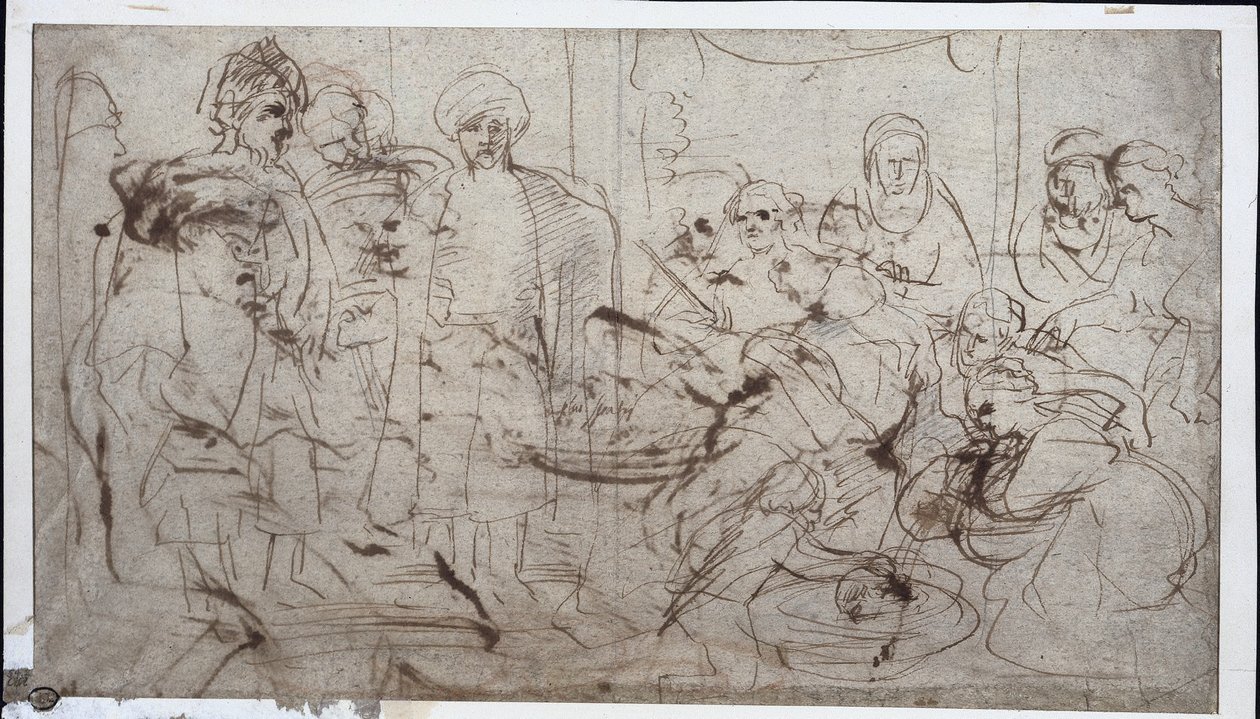 Tomyris Cyrusin pään kanssa, n. 1637-1638. tekijältä Peter Paul Rubens