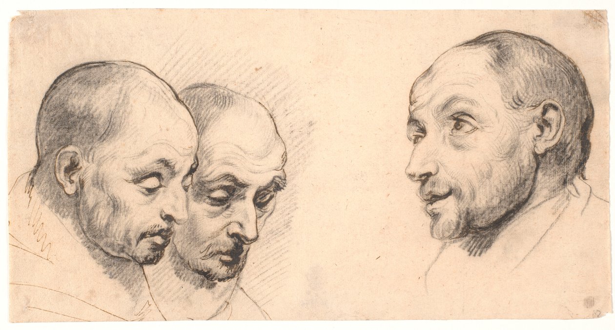 Kolme miesten päätä tekijältä Peter Paul Rubens