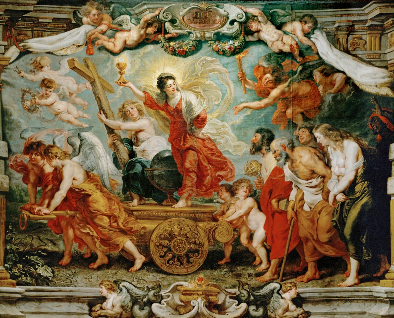 Uskon voitto tekijältä Peter Paul Rubens