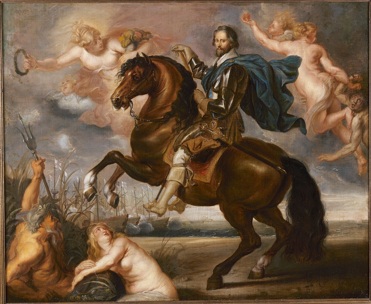 Buckinghamin herttuan voitto. tekijältä Peter Paul, Rubens