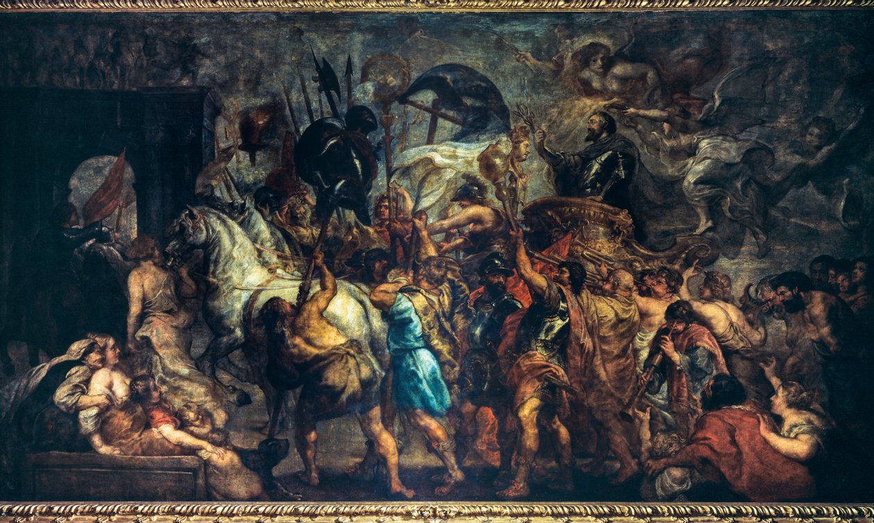 Henri IV:n riemuvoitto Pariisissa (22 tekijältä Peter Paul Rubens