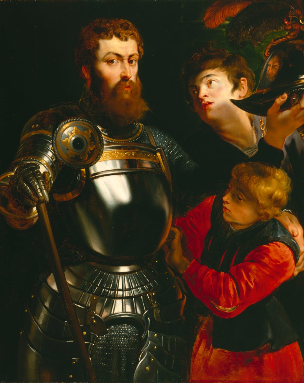 Warrior (öljy kankaalle) tekijältä Peter Paul Rubens