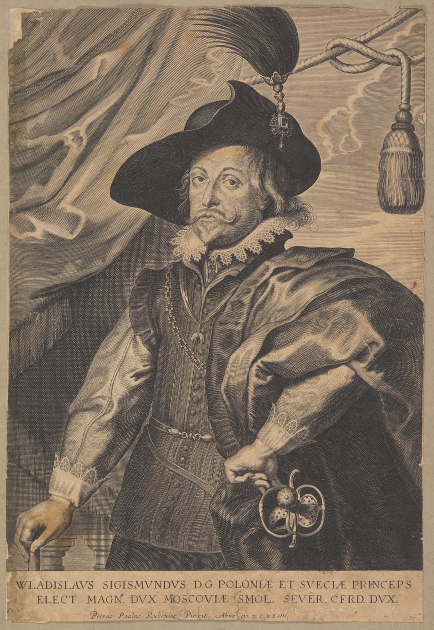 Władysław IV Vasa (1595–1648), Puolan kuningas ja Liettuan suuriruhtinas vuosina 1632–1648 tekijältä Peter Paul Rubens