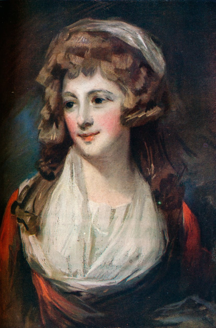 "Rouva Catherine Holdenin pastellimuotokuva", 1775 tekijältä Peter Romney