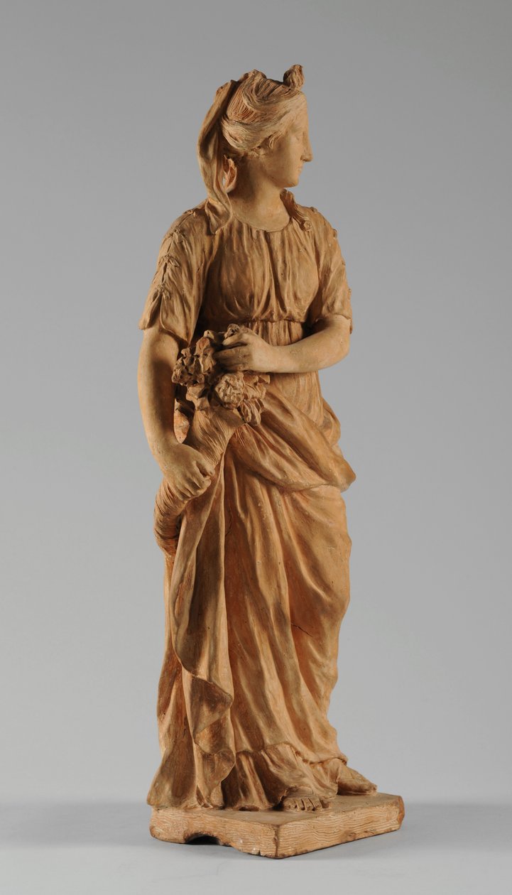 Makeetti runsauden hahmolle, 1753 tekijältä Peter Scheemakers