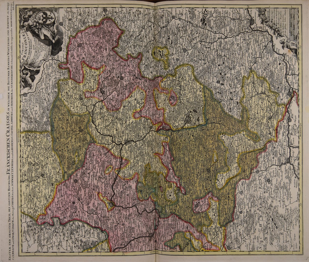 Circuli Franconiae pars orientalis et potior novissimè delineata ... tekijältä Peter Schenk the Elder