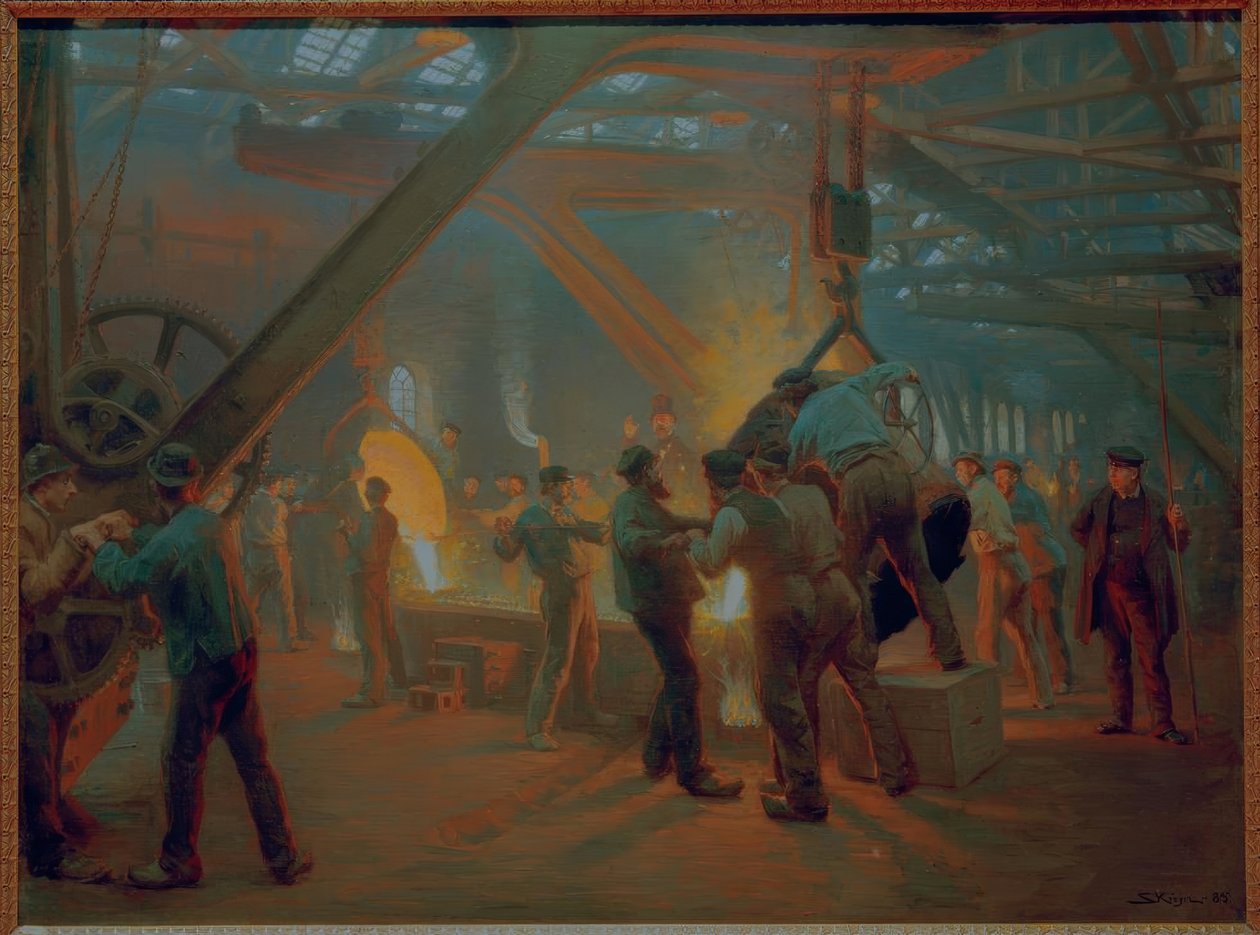 Burmeister & Wainin rautavalimossa tekijältä Peder Severin Krøyer