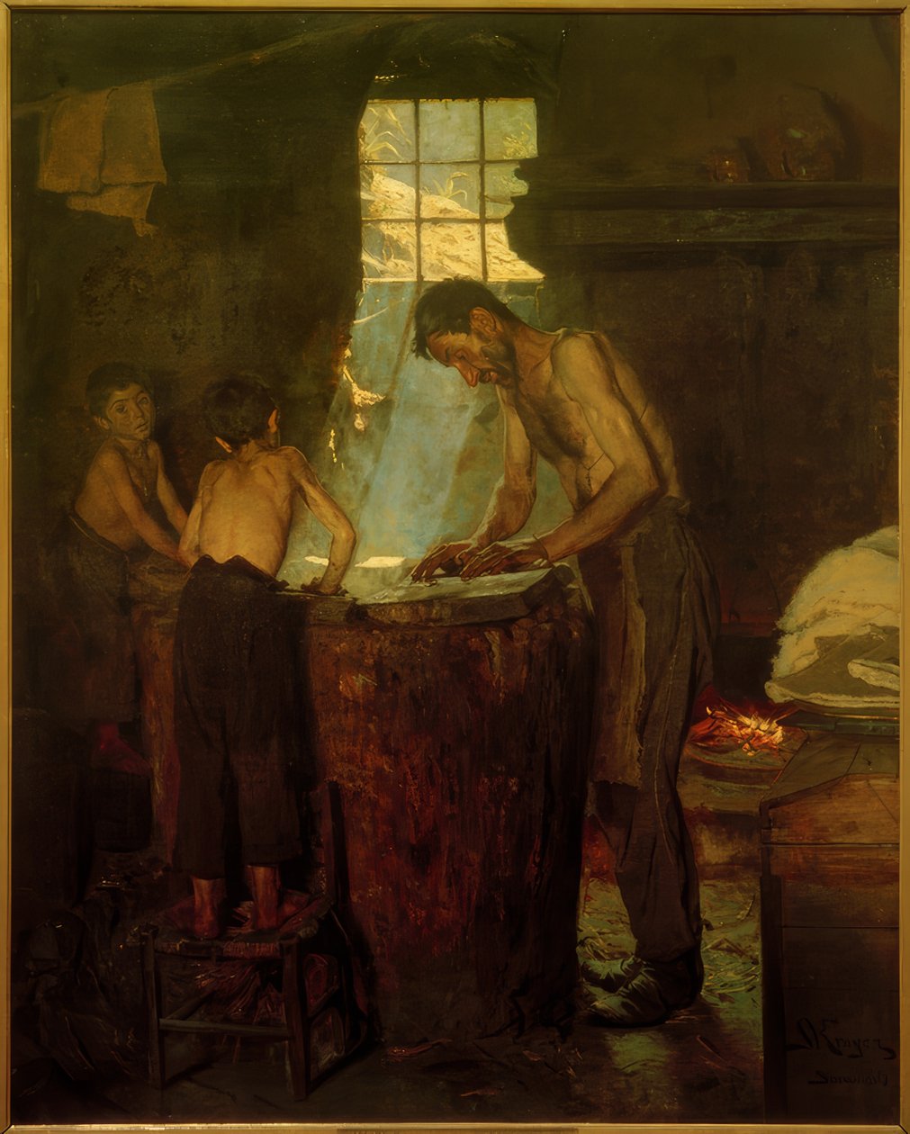 Italialainen Dorfhutmacher. Sora tekijältä Peder Severin Krøyer