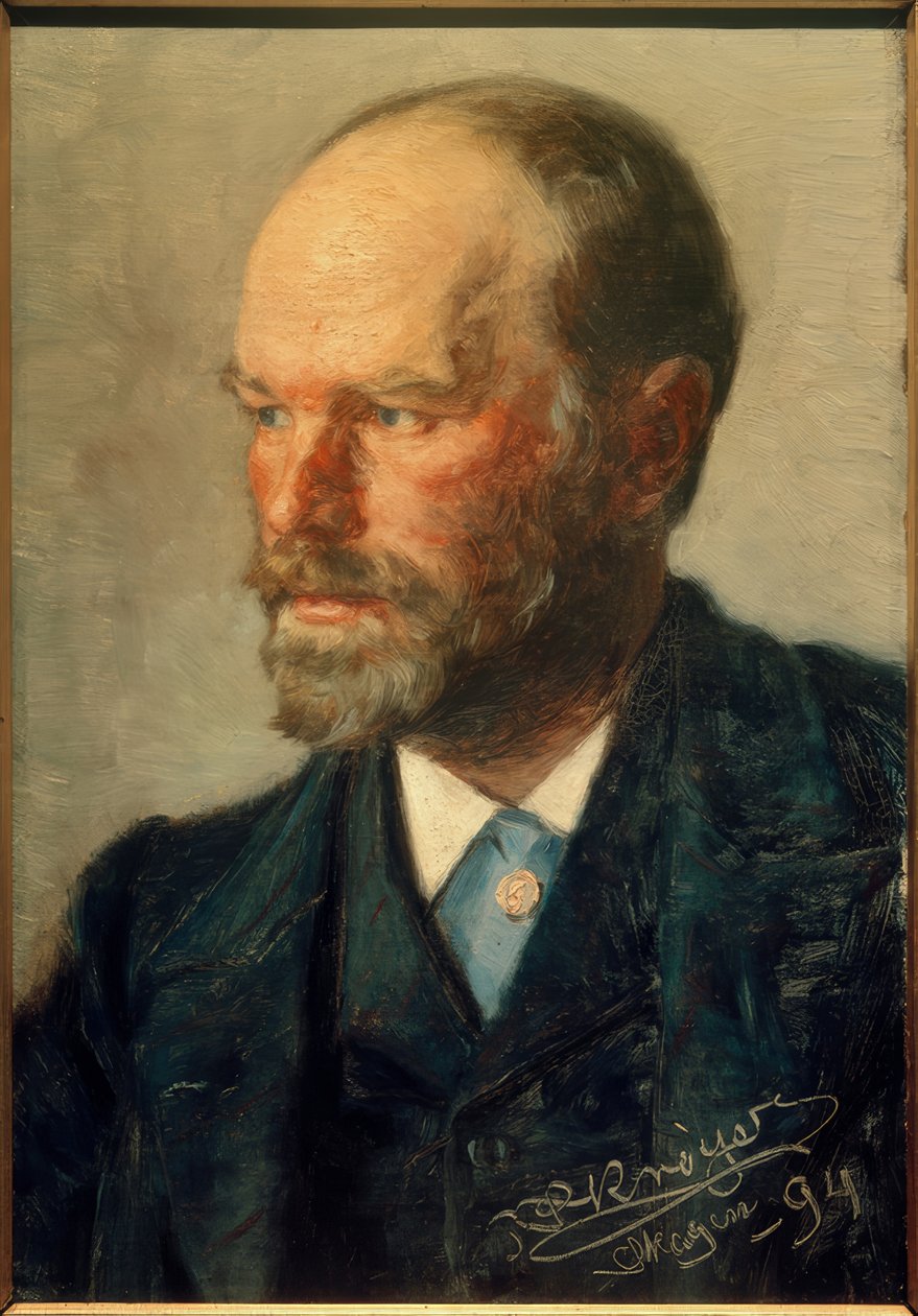 Miesten muotokuva Michael Ancher tekijältä Peder Severin Krøyer