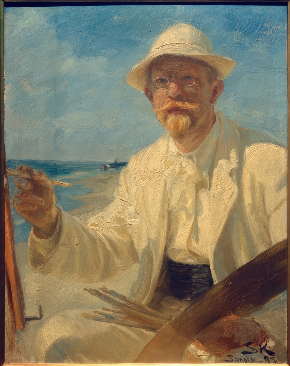 Taiteilijan omakuva tekijältä Peder Severin Krøyer