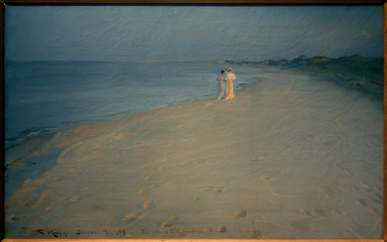 Kesäilta etelärannalla, Skagen tekijältä Peder Severin Krøyer