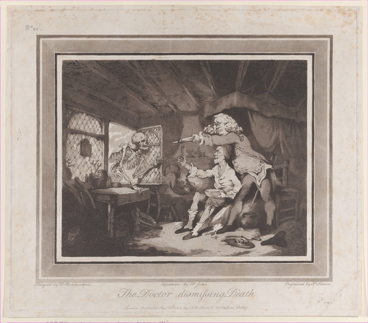 Tohtori hylkää kuoleman, 15. syyskuuta 1785, 15. syyskuuta 178 tekijältä Peter Simon
