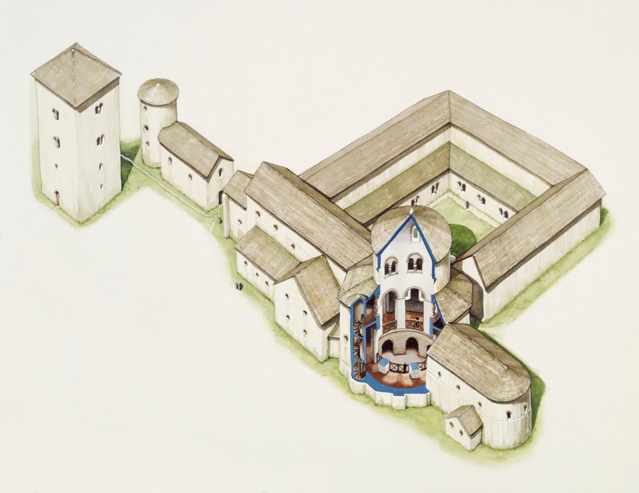 Myöhäissaksinen kirkko, St Augustine