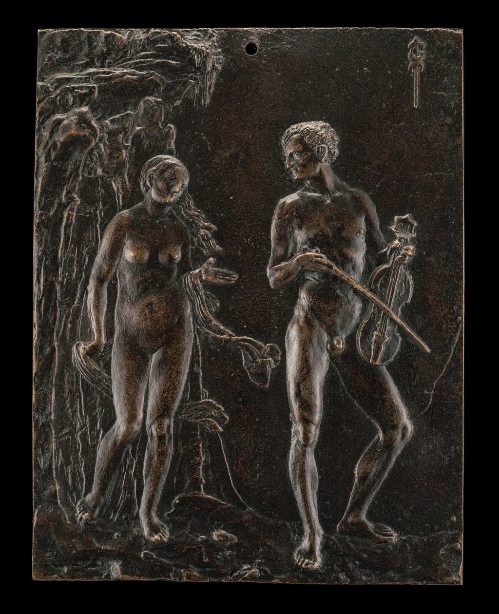 Orpheus ja Eurydike, n. 1515. tekijältä Peter Vischer the Younger