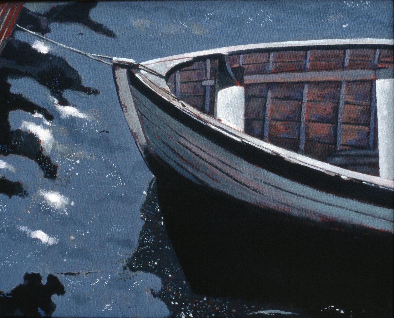 Tukholman satama, 2004 (öljy kankaalle) tekijältä Peter Wilson