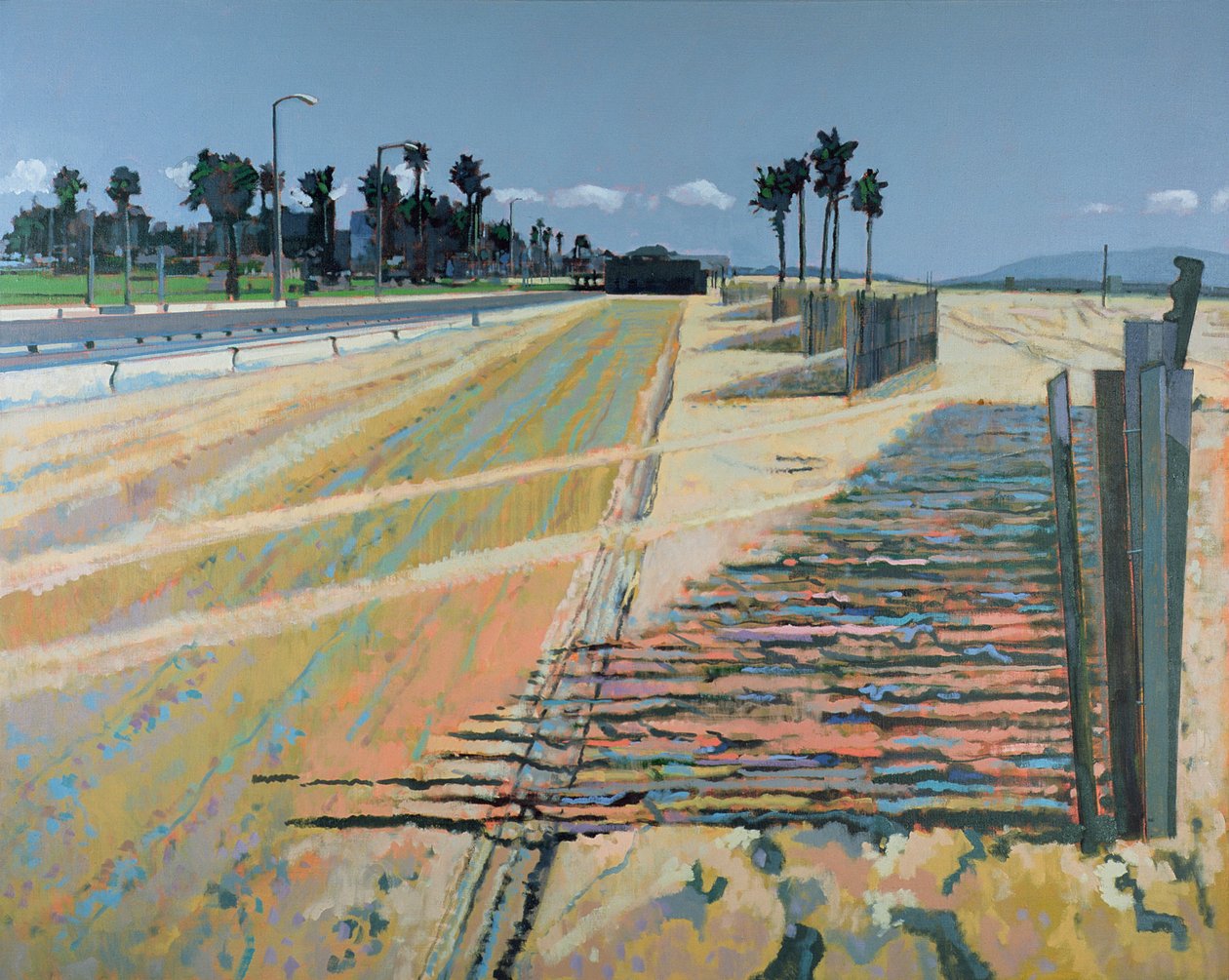 Aita rannalla, Santa Monica, USA, 2002 (öljy pellavalle). tekijältä Peter Wilson