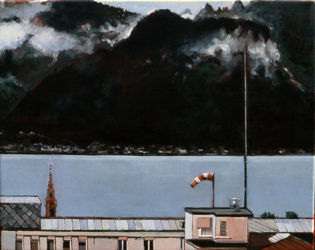 Genevenjärvi, 2008 (öljy kankaalle) tekijältä Peter Wilson